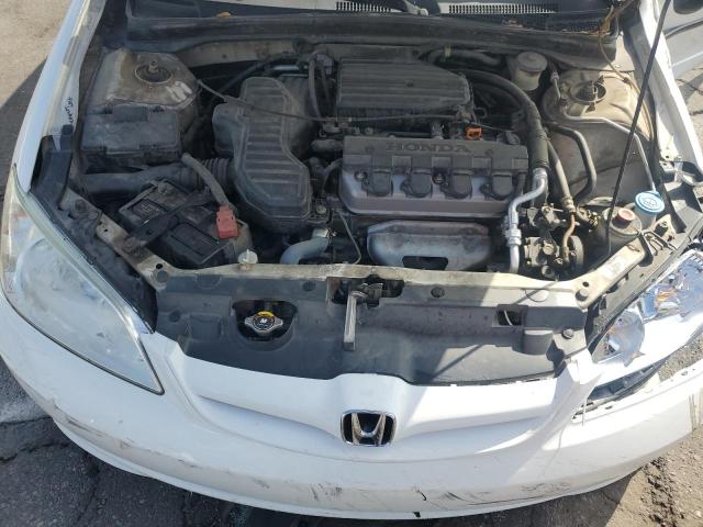 2HGES16385H586667 - 2005 HONDA CIVIC DX VP თეთრი ფოტო 11
