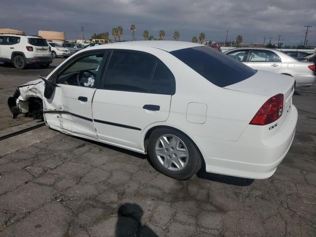 2HGES16385H586667 - 2005 HONDA CIVIC DX VP თეთრი ფოტო 2