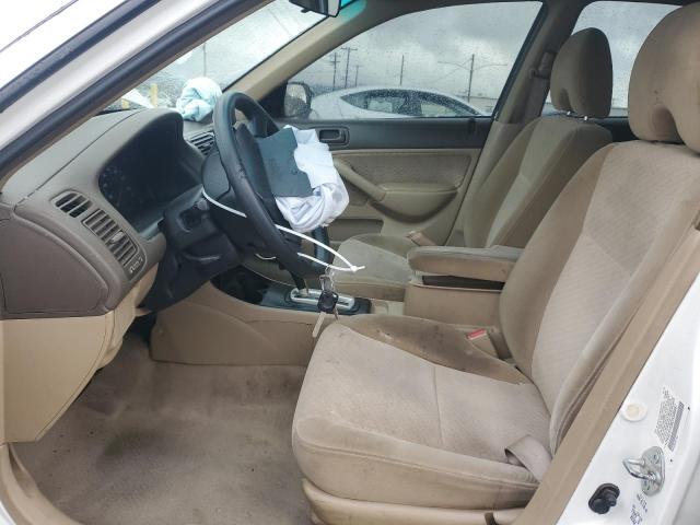 2HGES16385H586667 - 2005 HONDA CIVIC DX VP თეთრი ფოტო 7