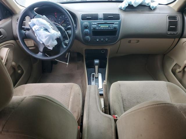 2HGES16385H586667 - 2005 HONDA CIVIC DX VP თეთრი ფოტო 8