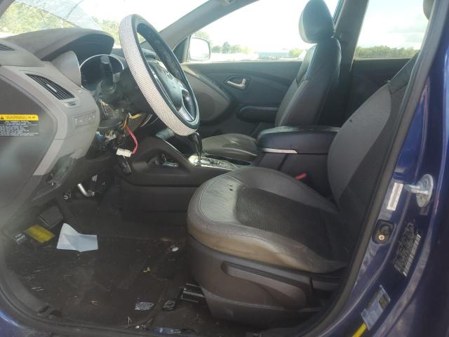 KM8JU3ACXCU468376 - 2012 HYUNDAI TUCSON GLS 蓝色 照片 7