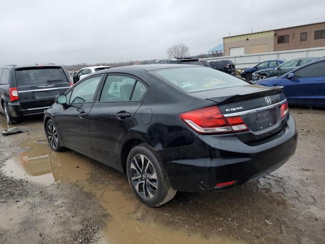 19XFB2F98DE008351 - 2013 HONDA CIVIC EXL შავი ფოტო 2