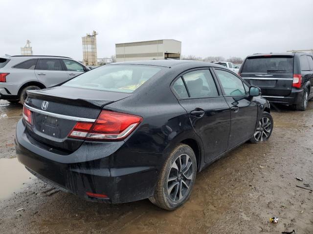 19XFB2F98DE008351 - 2013 HONDA CIVIC EXL შავი ფოტო 3