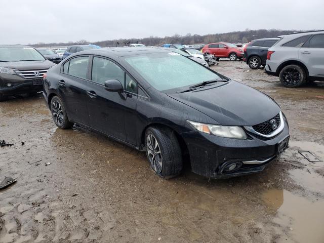 19XFB2F98DE008351 - 2013 HONDA CIVIC EXL შავი ფოტო 4