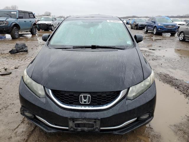 19XFB2F98DE008351 - 2013 HONDA CIVIC EXL BLACK photo 5