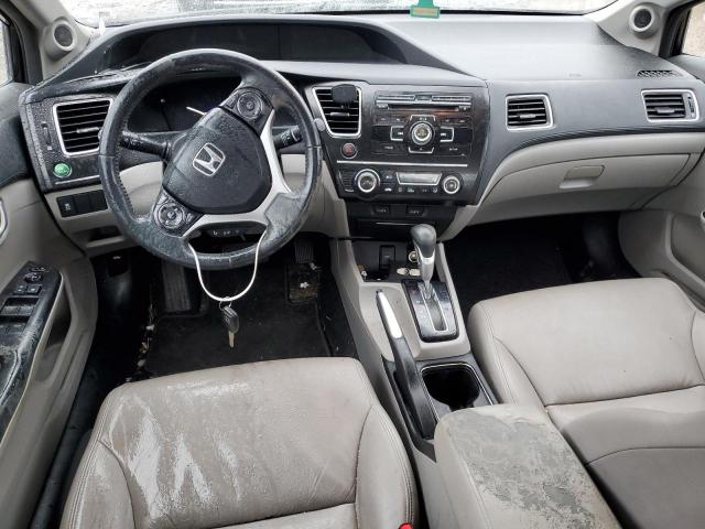 19XFB2F98DE008351 - 2013 HONDA CIVIC EXL შავი ფოტო 8