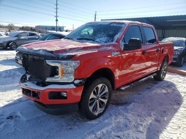 1FTEW1EP5KKE78745 - 2019 FORD F150 SUPERCREW RED photo 1