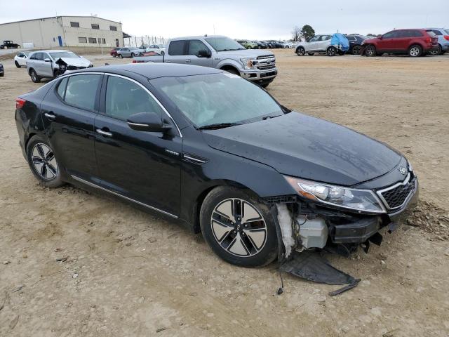 KNAGM4AD8D5043194 - 2013 KIA OPTIMA HYBRID BLACK photo 4