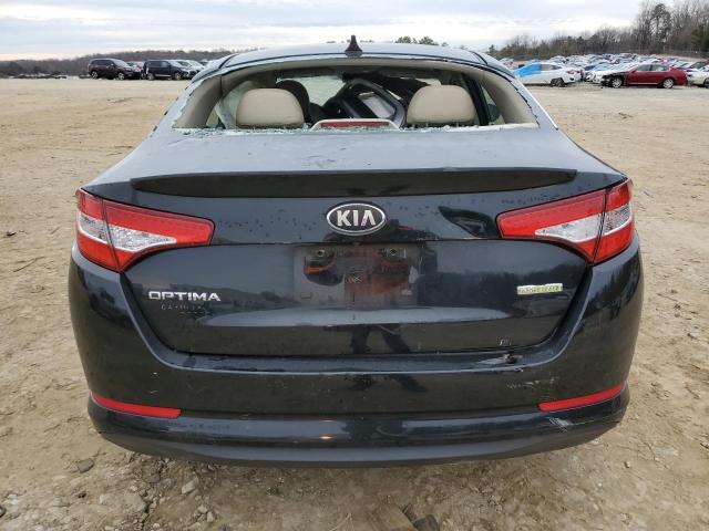 KNAGM4AD8D5043194 - 2013 KIA OPTIMA HYBRID BLACK photo 6