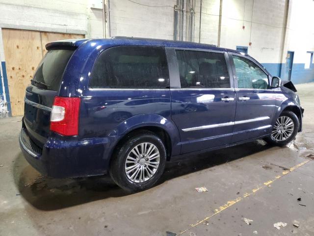 2C4RC1CG6ER138510 - 2014 CHRYSLER TOWN & COU TOURING L BLUE photo 3