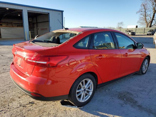 1FADP3F25HL267349 - 2017 FORD FOCUS SE RED photo 3