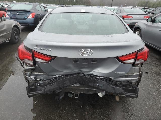 KMHDH4AEXGU512603 - 2016 HYUNDAI ELANTRA SE SILVER photo 6