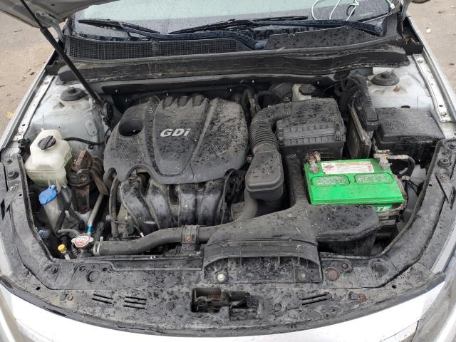 KNAGM4A79D5329095 - 2013 KIA OPTIMA LX SILVER photo 11