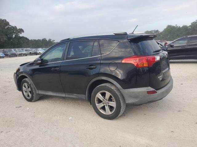 2T3WFREV7FW217633 - 2015 TOYOTA RAV4 XLE BLACK photo 2