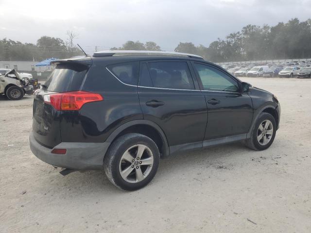 2T3WFREV7FW217633 - 2015 TOYOTA RAV4 XLE BLACK photo 3