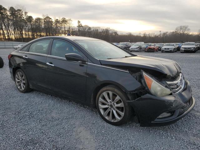 5NPEC4AC8BH059591 - 2011 HYUNDAI SONATA SE BLACK photo 4