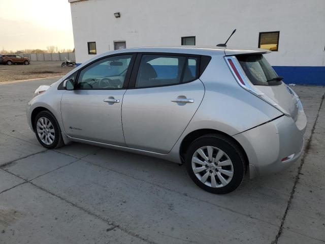 1N4AZ0CP3EC336224 - 2014 NISSAN LEAF S SILVER photo 2