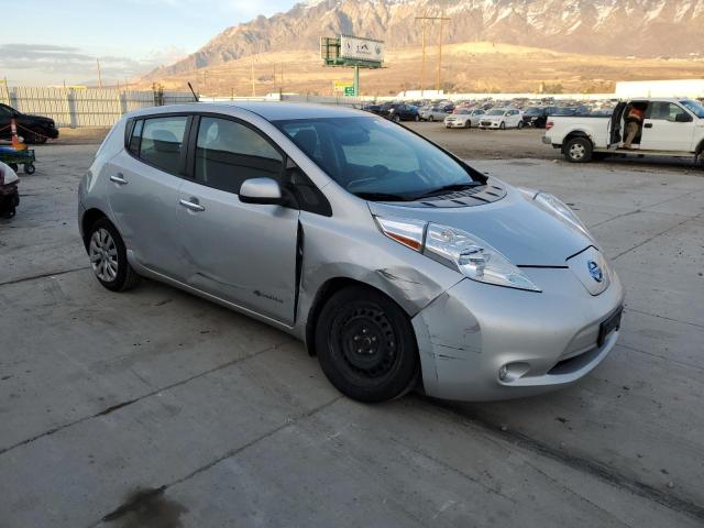 1N4AZ0CP3EC336224 - 2014 NISSAN LEAF S SILVER photo 4