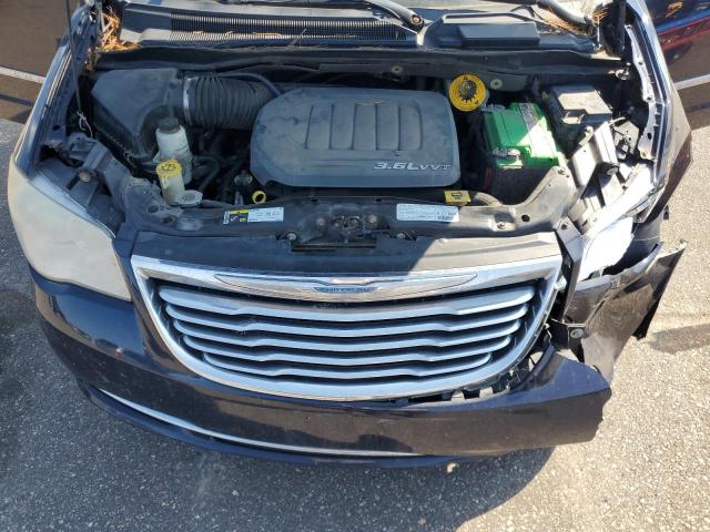 2C4RC1CG9DR767452 - 2013 CHRYSLER TOWN & COU TOURING L BLUE photo 12