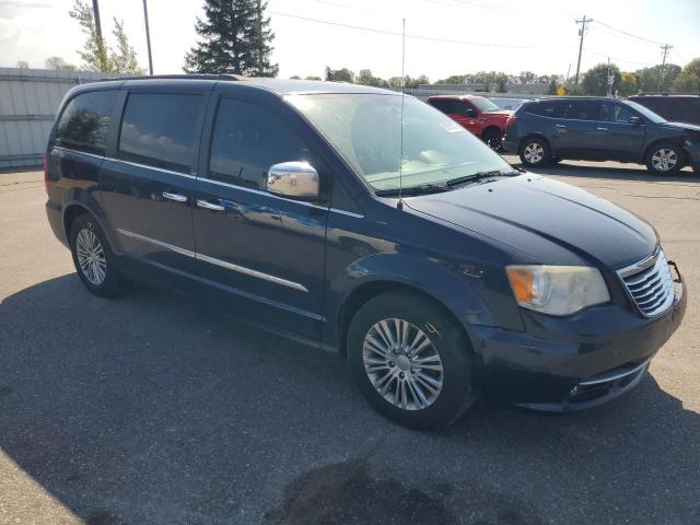 2C4RC1CG9DR767452 - 2013 CHRYSLER TOWN & COU TOURING L BLUE photo 4