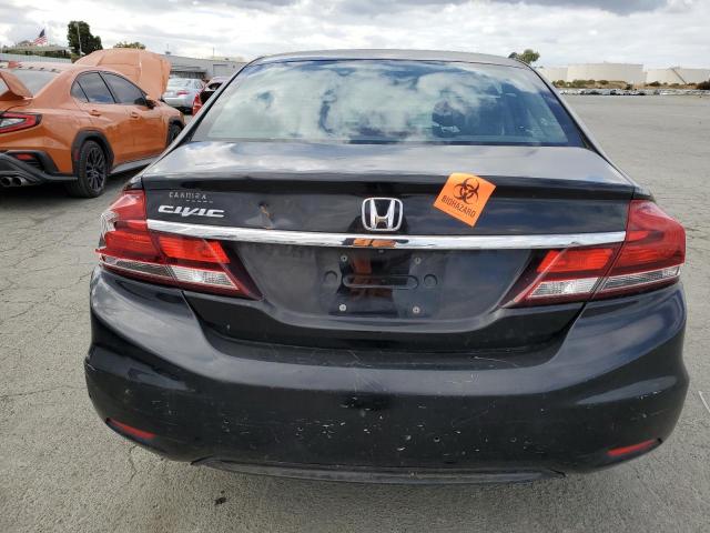 19XFB2F95DE209477 - 2013 HONDA CIVIC EXL BLACK photo 6