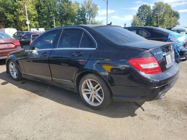 WDDGF8AB7DR241007 - 2013 MERCEDES-BENZ C 300 4MATIC BLACK photo 2
