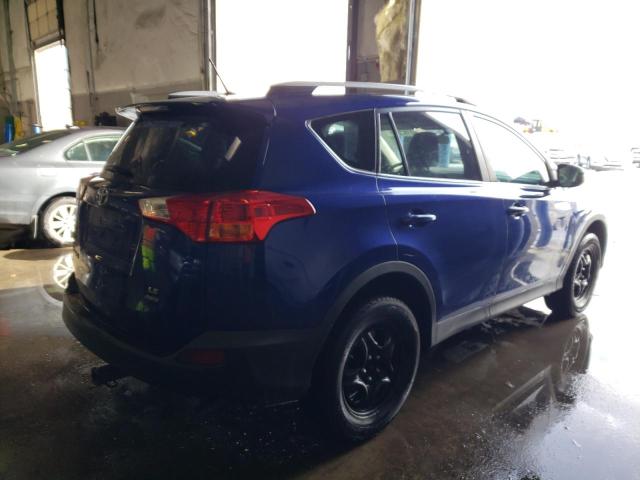 2T3BFREV5FW264884 - 2015 TOYOTA RAV4 LE BLUE photo 3