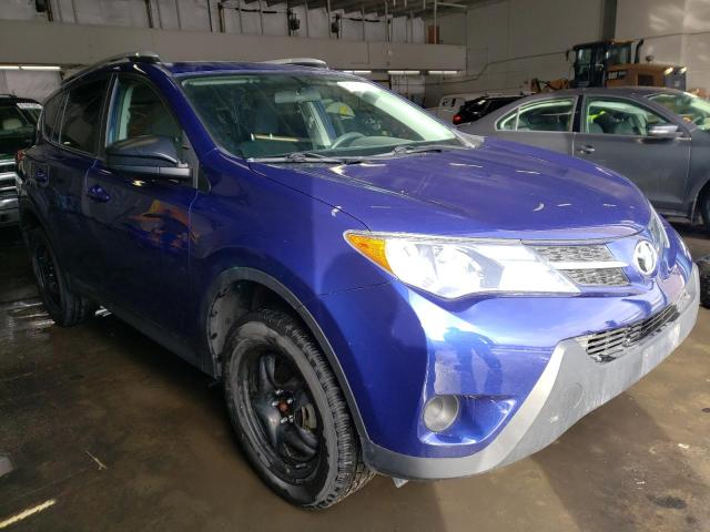 2T3BFREV5FW264884 - 2015 TOYOTA RAV4 LE BLUE photo 4