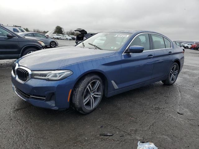 WBA13BJ04MWW90874 - 2021 BMW 530 XI BLUE photo 1