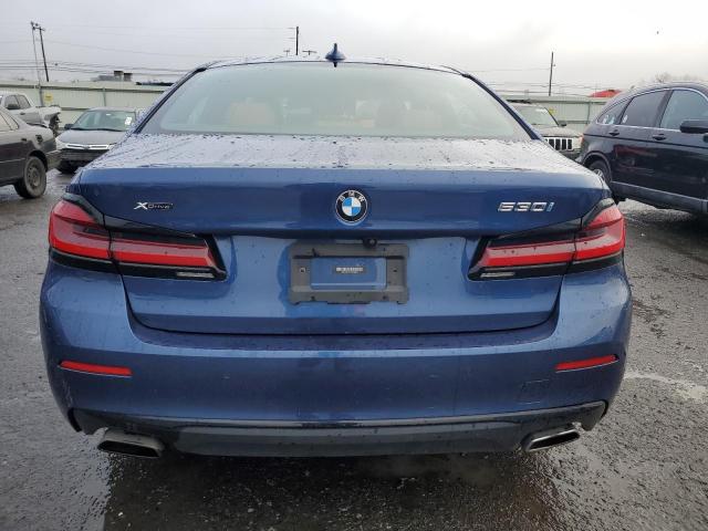 WBA13BJ04MWW90874 - 2021 BMW 530 XI BLUE photo 6