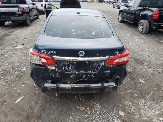 3N1AB7AP1EY267103 - 2014 NISSAN SENTRA S BLUE photo 6