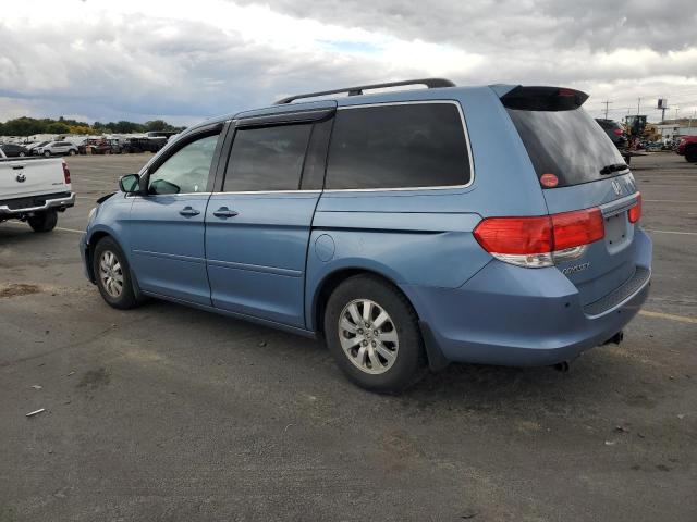 5FNRL3H66AB034424 - 2010 HONDA ODYSSEY EXL BLUE photo 2
