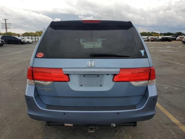 5FNRL3H66AB034424 - 2010 HONDA ODYSSEY EXL BLUE photo 6