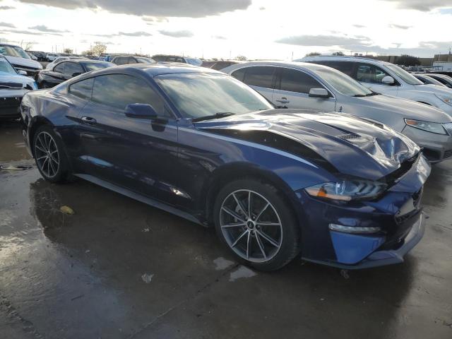 1FA6P8THXJ5121036 - 2018 FORD MUSTANG BLUE photo 4