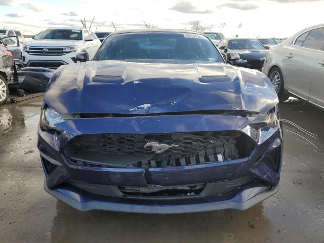 1FA6P8THXJ5121036 - 2018 FORD MUSTANG BLUE photo 5