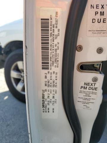 1C6RR6GT2ES314266 - 2014 RAM 1500 SLT WHITE photo 12