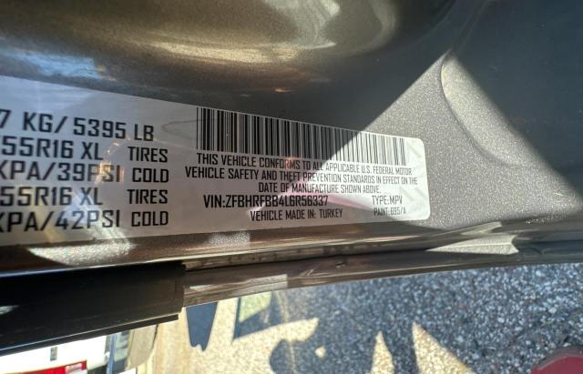 ZFBHRFBB4L6R56337 - 2020 RAM PROMASTER SLT Сұр фото 10