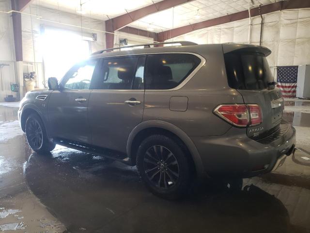 JN8AY2NE1H9707598 - 2017 NISSAN ARMADA PLATINUM GRAY photo 2