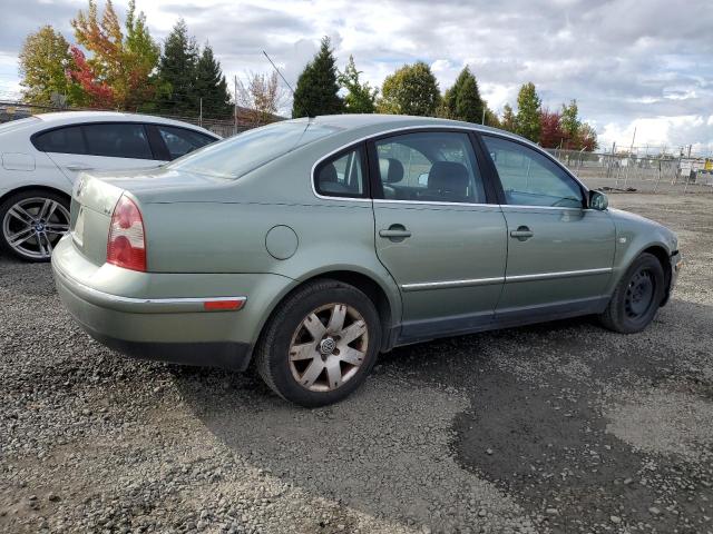 WVWRH63B02P302592 - 2002 VOLKSWAGEN PASSAT GLX Կանաչ լուսանկար 3