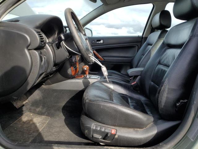 WVWRH63B02P302592 - 2002 VOLKSWAGEN PASSAT GLX Կանաչ լուսանկար 7