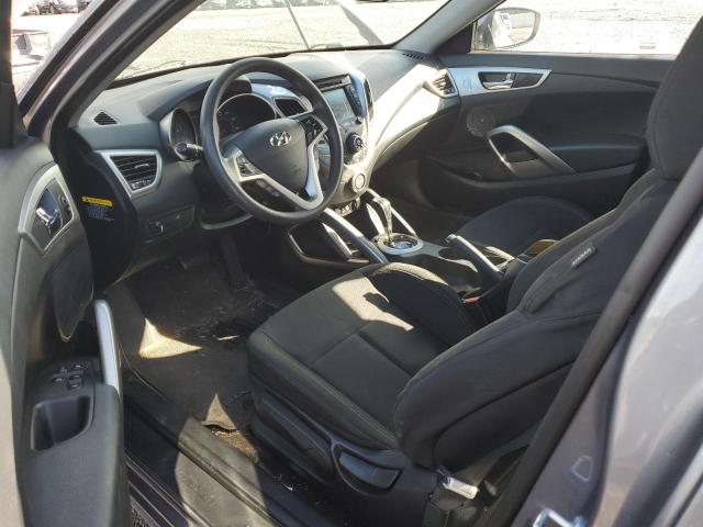 KMHTC6AD2GU265798 - 2016 HYUNDAI VELOSTER GRAY photo 8