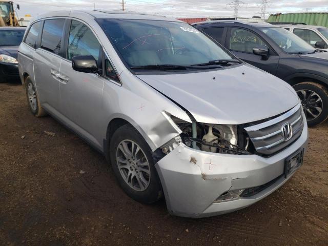 5FNRL5H64CB090151 - 2012 HONDA ODYSSEY EXL SILVER photo 4