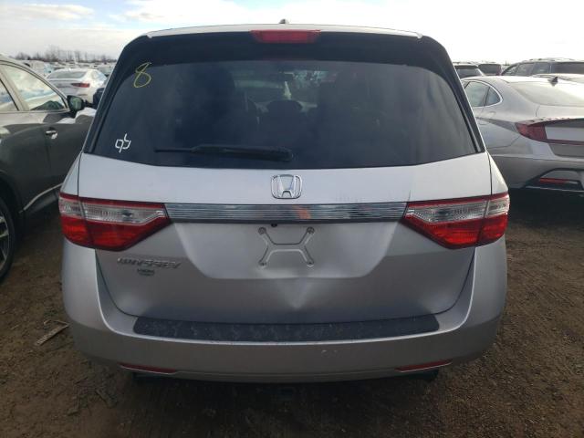 5FNRL5H64CB090151 - 2012 HONDA ODYSSEY EXL SILVER photo 6