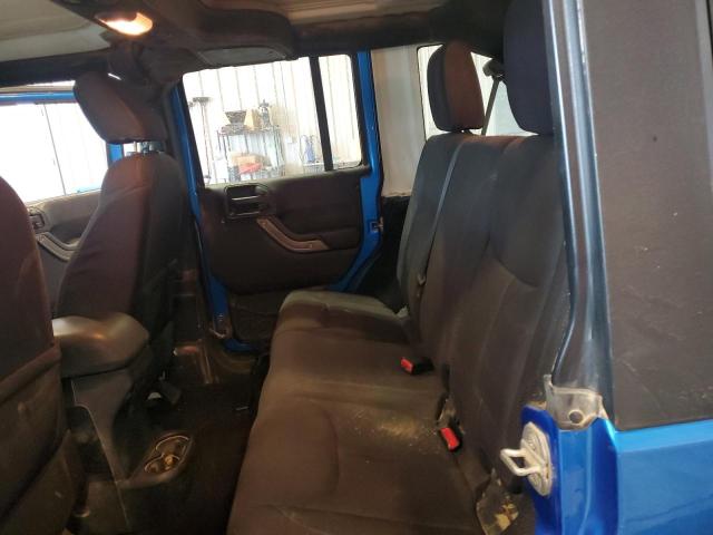 1C4BJWKG2FL630922 - 2015 JEEP WRANGLER U SPORT Blau Foto 11