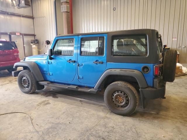 1C4BJWKG2FL630922 - 2015 JEEP WRANGLER U SPORT Blau Foto 2