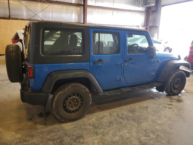 1C4BJWKG2FL630922 - 2015 JEEP WRANGLER U SPORT Blau Foto 3