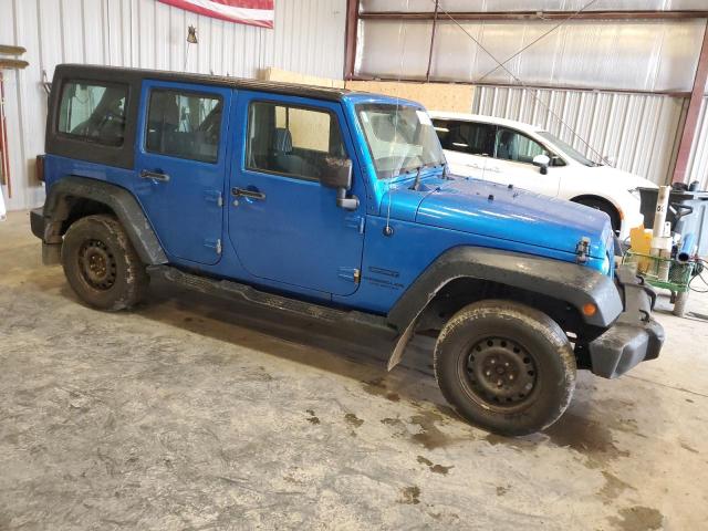 1C4BJWKG2FL630922 - 2015 JEEP WRANGLER U SPORT Blau Foto 4