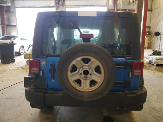 1C4BJWKG2FL630922 - 2015 JEEP WRANGLER U SPORT Blau Foto 6