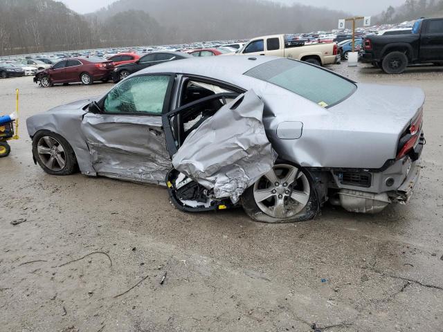 2C3CDXBG1EH339619 - 2014 DODGE CHARGER SE SILVER photo 2