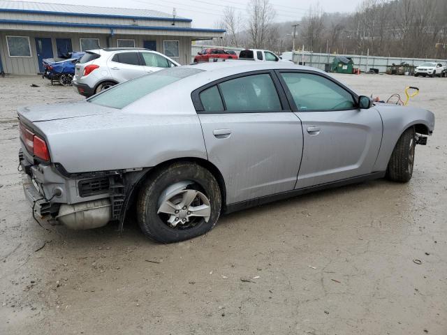 2C3CDXBG1EH339619 - 2014 DODGE CHARGER SE SILVER photo 3